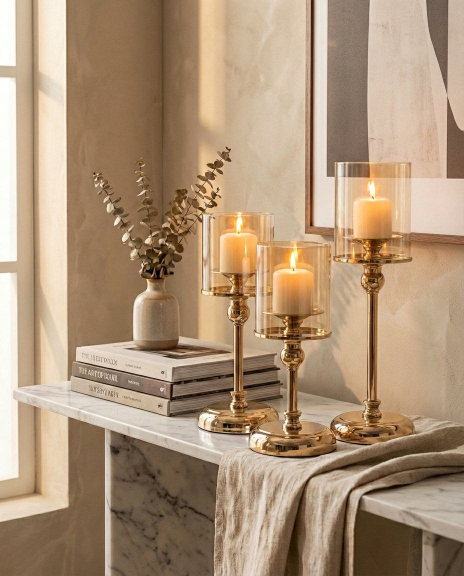 Nordic Candle Holder | Elegant Scandinavian Home Décor