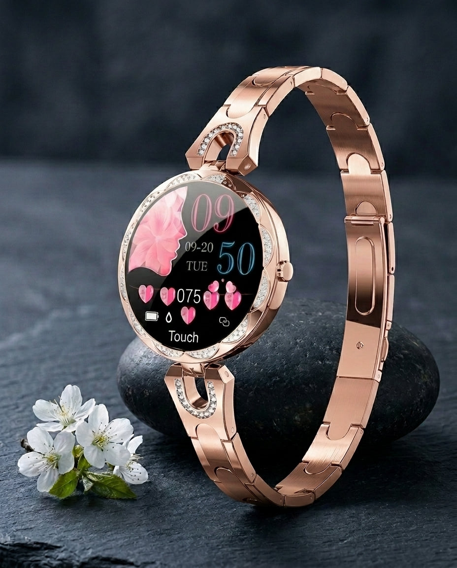 Ladies Fitness Smartwatch | Waterproof | Heart Rate Tracker
