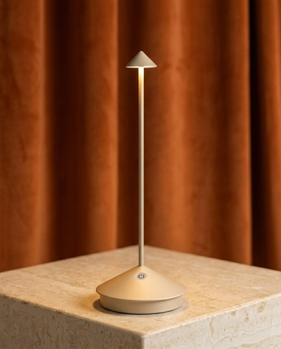 Wireless LED Table Lamp – Dimmable & Rechargeable | LumiSlim