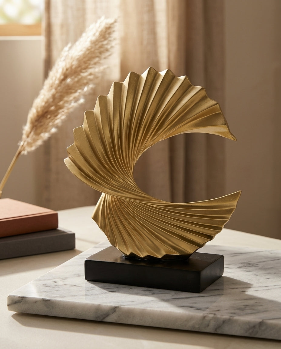 Half Moon Sculpture | Elegant Home & Office Décor
