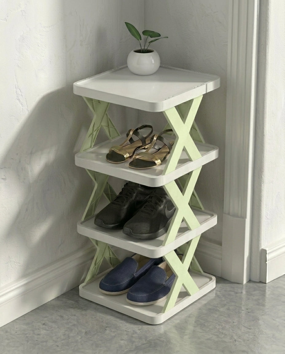 Vertical Shoe Rack | Multi-Tier Space-Saving Storage Stand