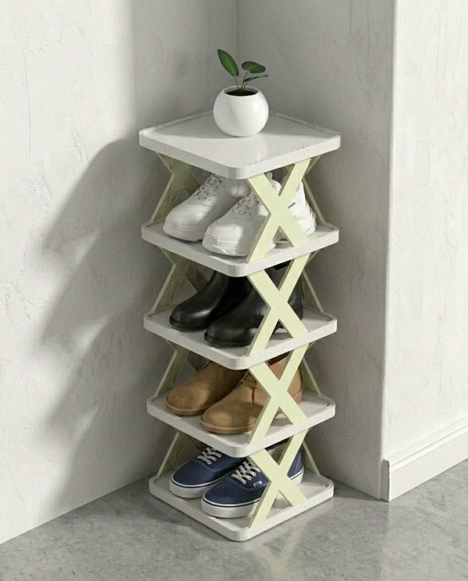 Vertical Shoe Rack | Multi-Tier Space-Saving Storage Stand