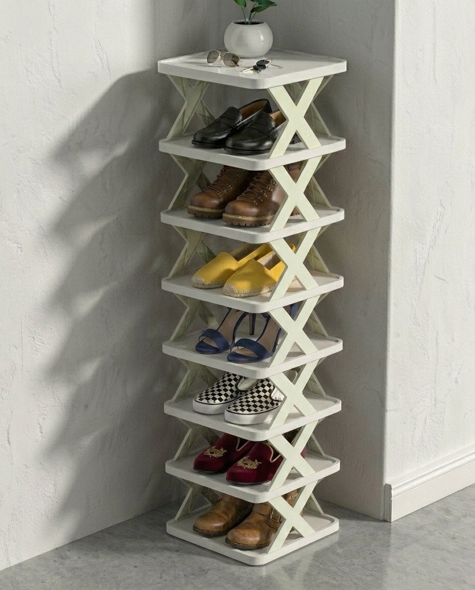 Vertical Shoe Rack | Multi-Tier Space-Saving Storage Stand