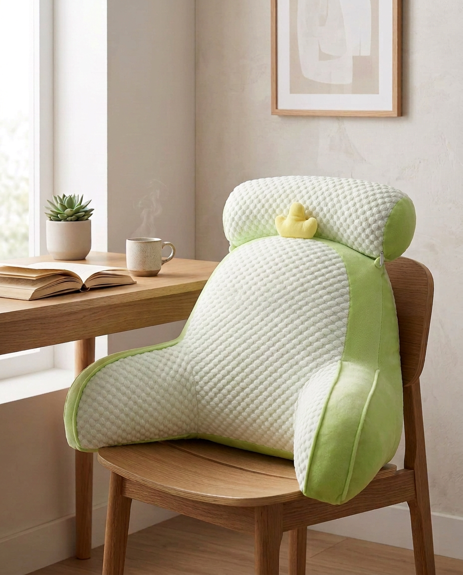 Back Support Cushion – Lumbar Pillow for Chair & Sofa