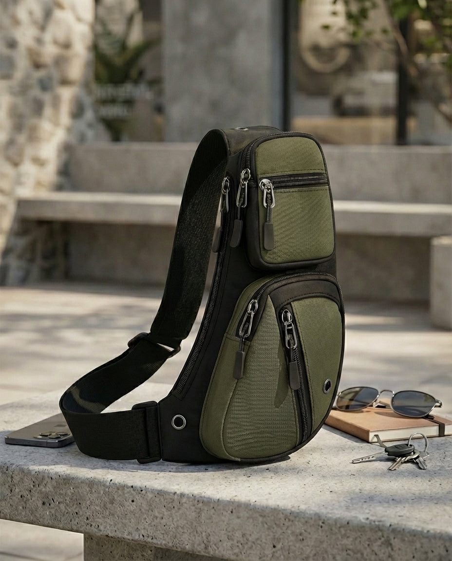 Tactical Sling Bag | Anti-Theft, Water-Resistant Chest Pack
