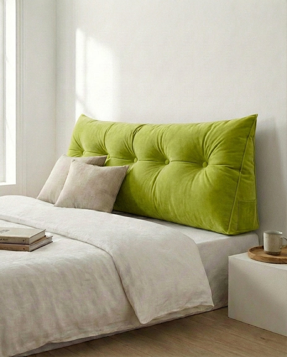 Bed Reading Pillow | Ergonomic Backrest Cushion for Sitting Up