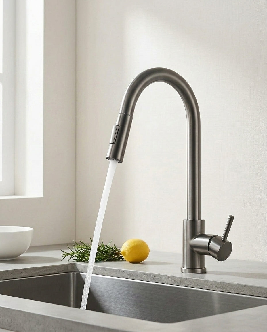 Touch Sensor Kitchen Tap with Pull-Out Spray | SilkFlow Pro