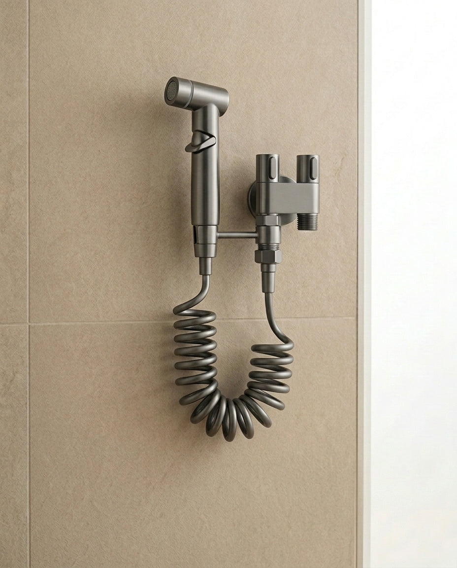 High-Pressure Bidet Sprayer | Wall-Mounted Toilet Spray Jet