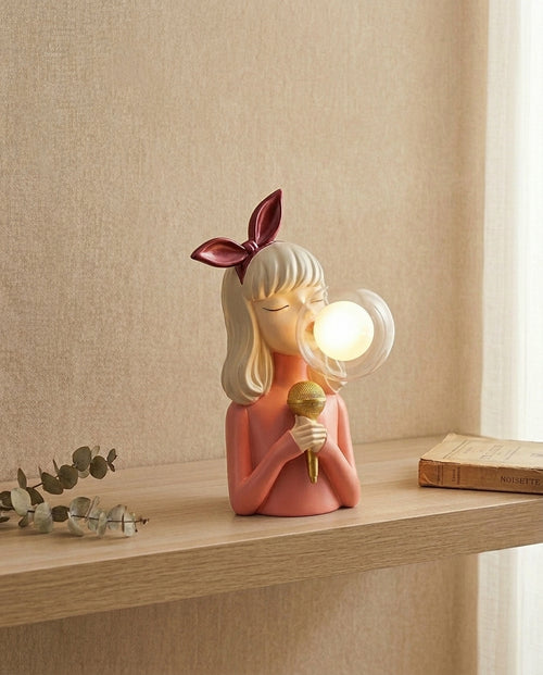 Bubble Gum Figure Lamp | Sculptural Decorative Table Light