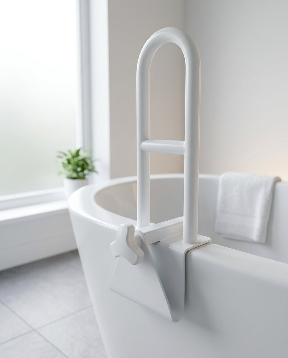 Bathtub Grab Bar for Elderly & Disabled | SafeStep Rail