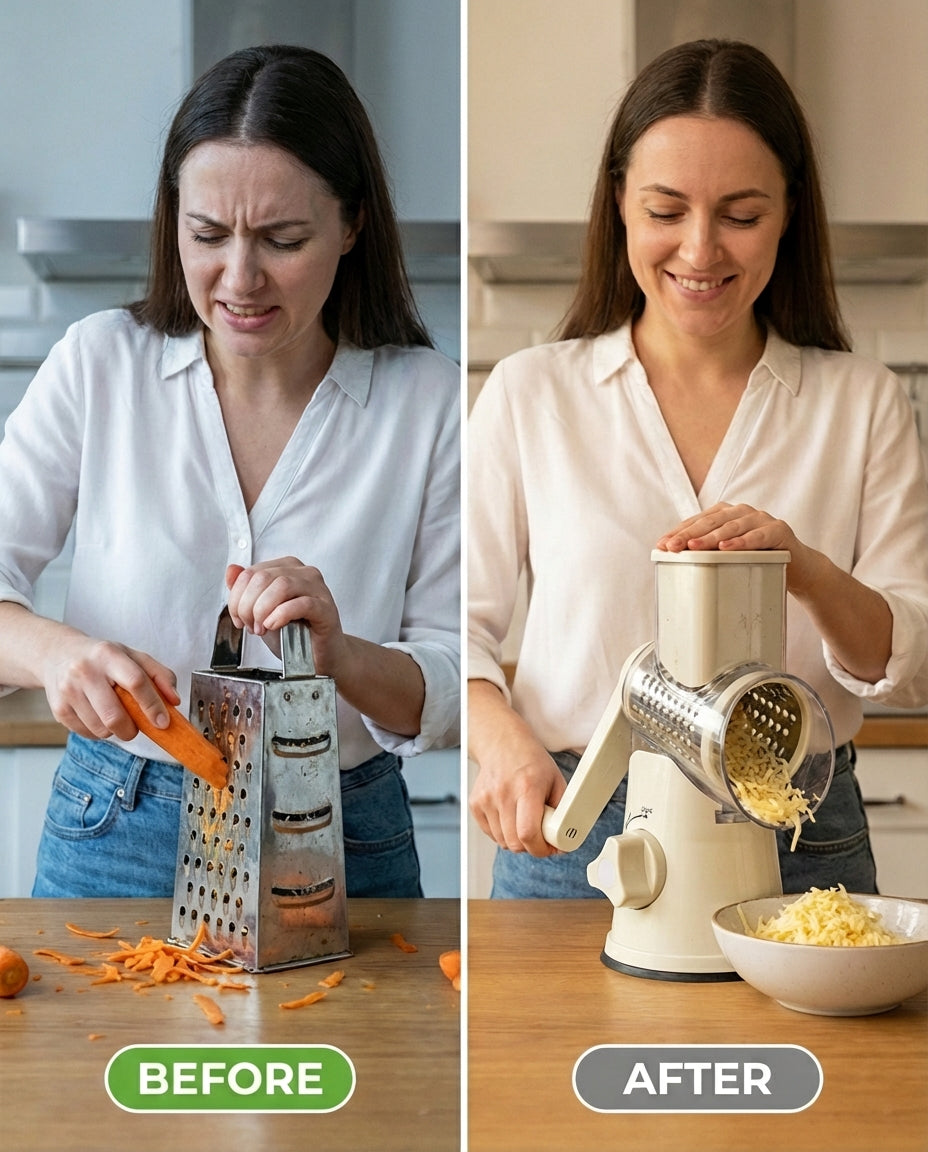 ChopMaster Pro 3-in-1 Rotary Grater