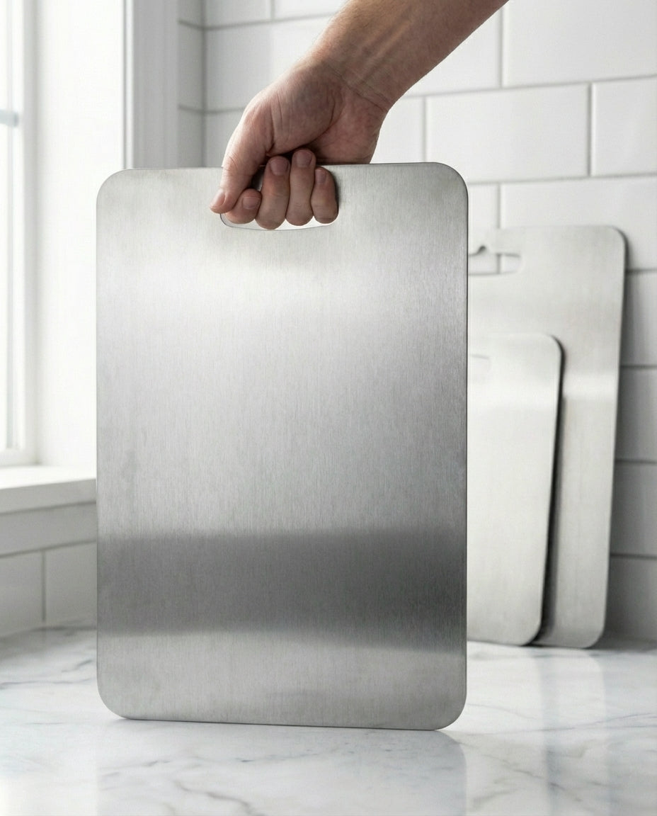 Titanium Steel Cutting Board | No BPA or Microplastics