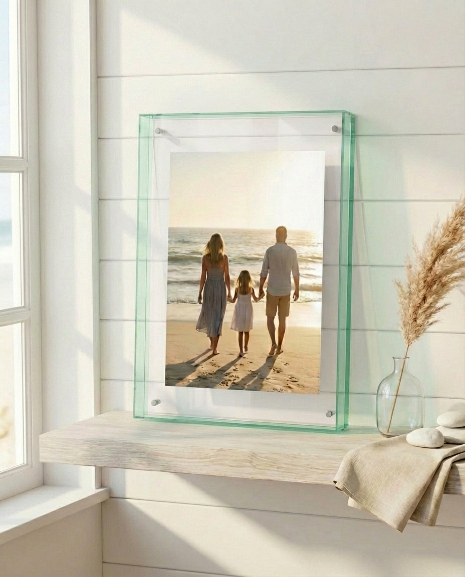 Coloured Acrylic Photo Frame | Modern Minimalist Design