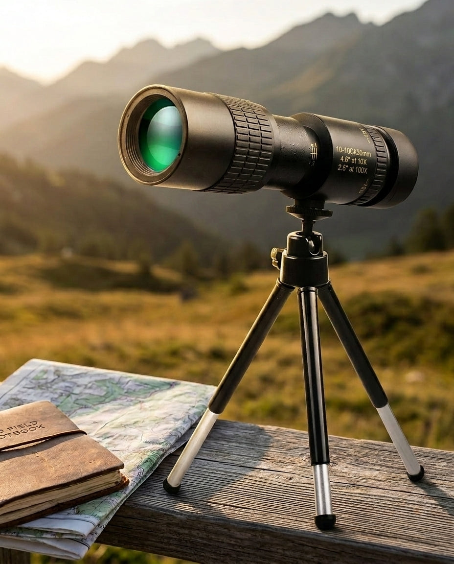 Super Zoom Monocular Telescope | Night Vision & Tripod