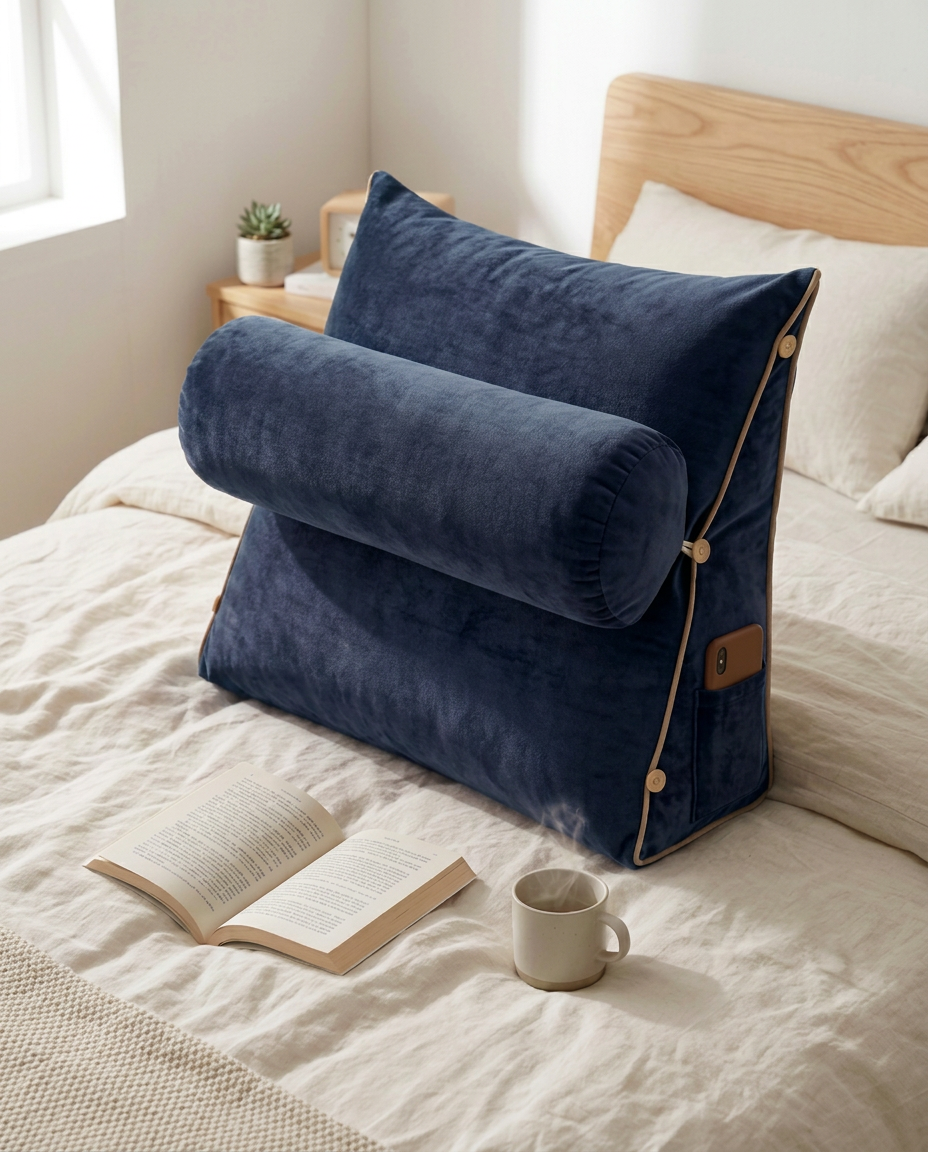 Reading Wedge Pillow | Ergonomic Back Support Cushion