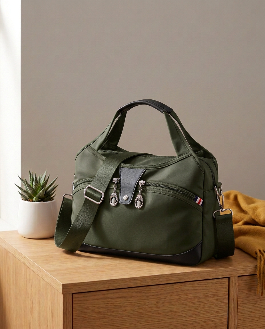 Anti-Theft Crossbody Handbag – Waterproof Oxford Tote