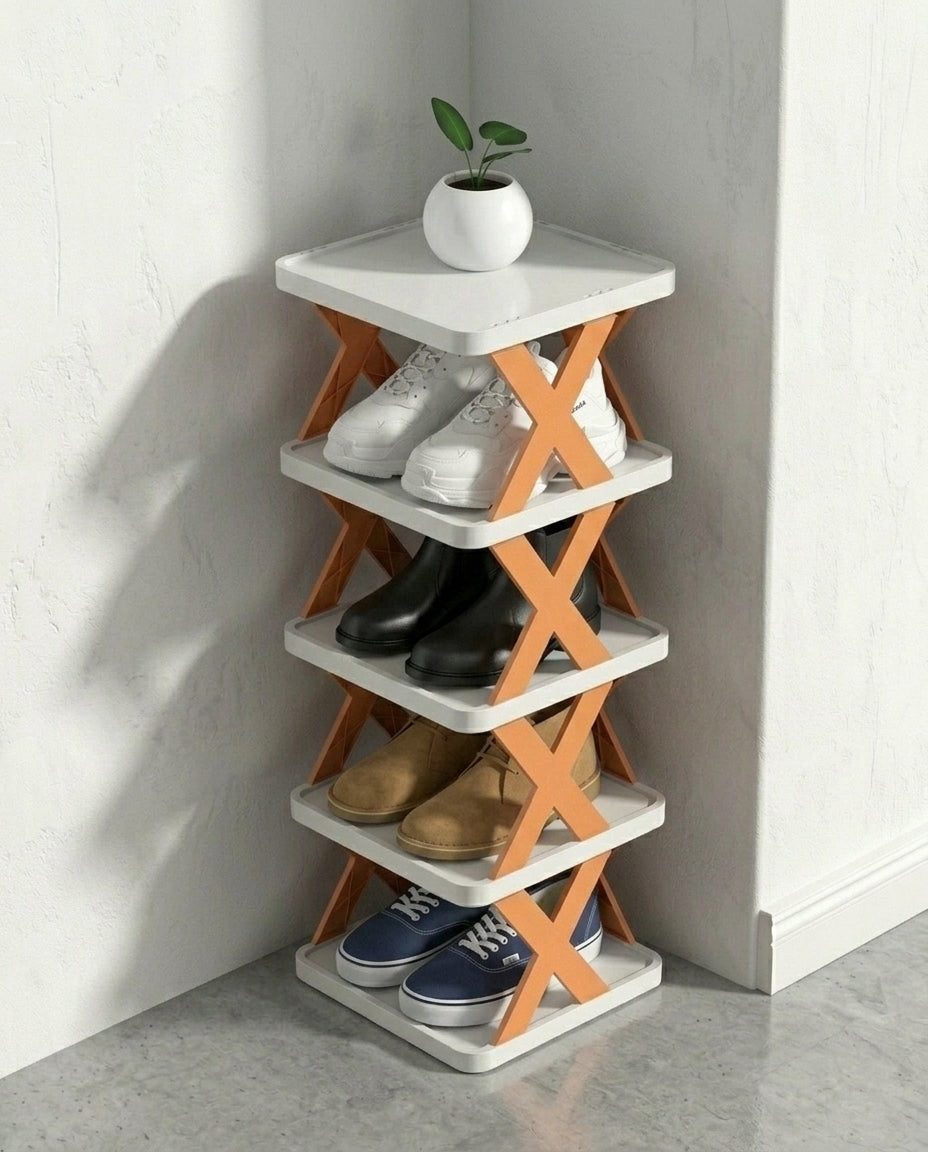 Vertical Shoe Rack | Multi-Tier Space-Saving Storage Stand
