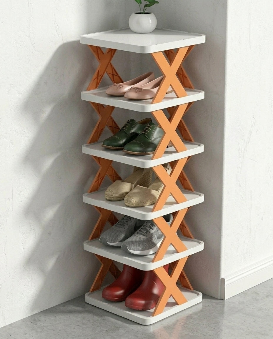 Vertical Shoe Rack | Multi-Tier Space-Saving Storage Stand
