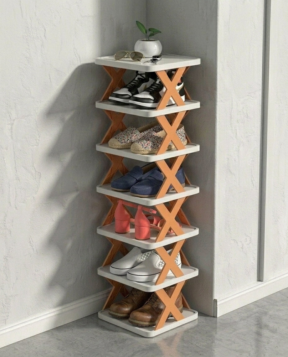 Vertical Shoe Rack | Multi-Tier Space-Saving Storage Stand