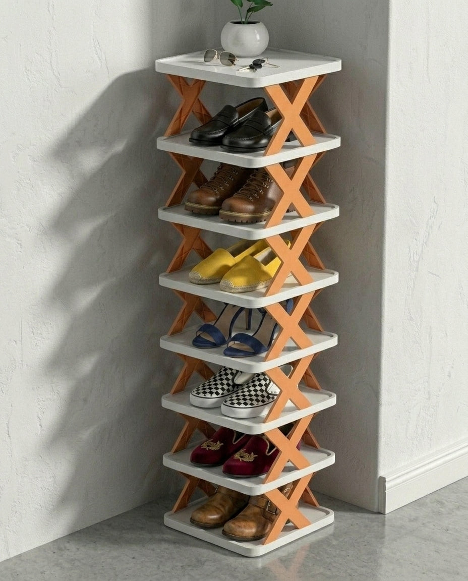 Vertical Shoe Rack | Multi-Tier Space-Saving Storage Stand