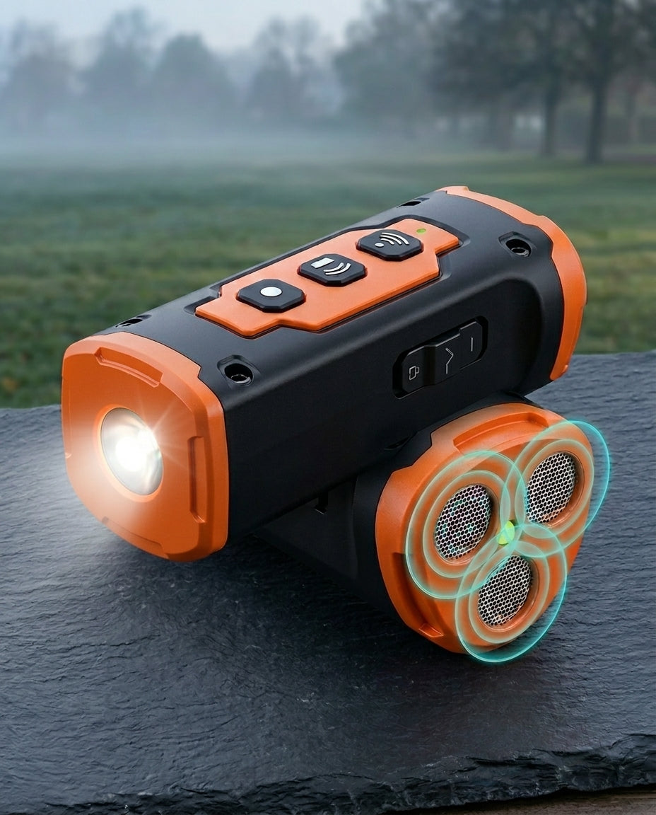 Ultrasonic Anti-Barking Device – Rechargeable with LED Torch