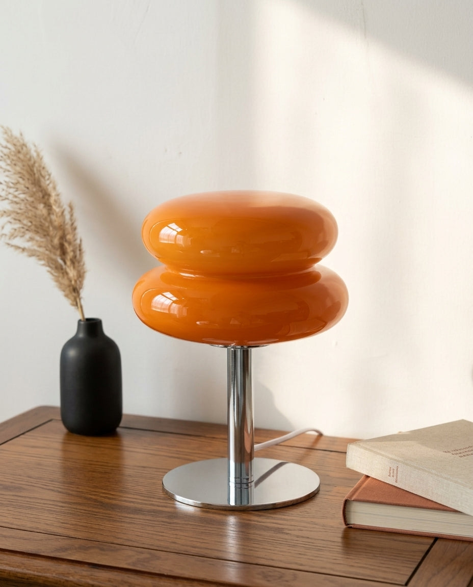 LED Bauhaus Table Lamp | Retro Orb Glow Desk Light