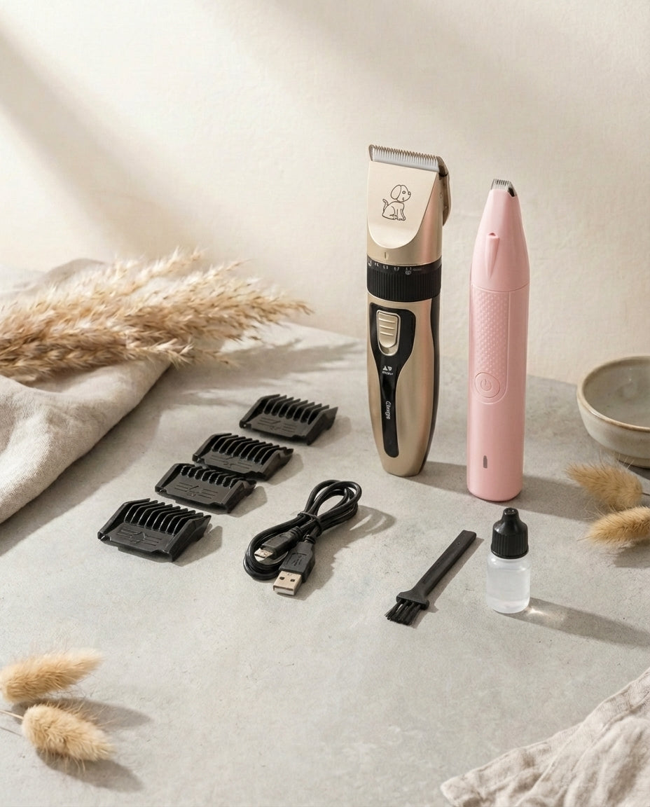 Quiet Dog Clipper – Silent Motor Pet Grooming Kit