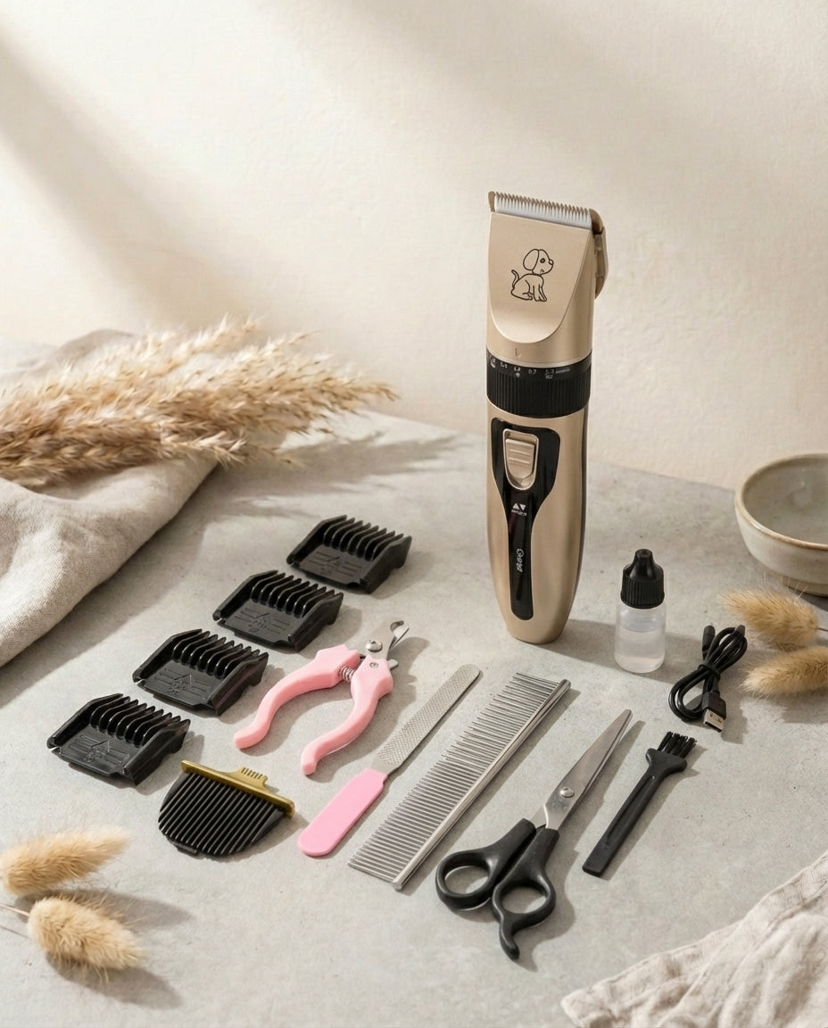 Quiet Dog Clipper – Silent Motor Pet Grooming Kit