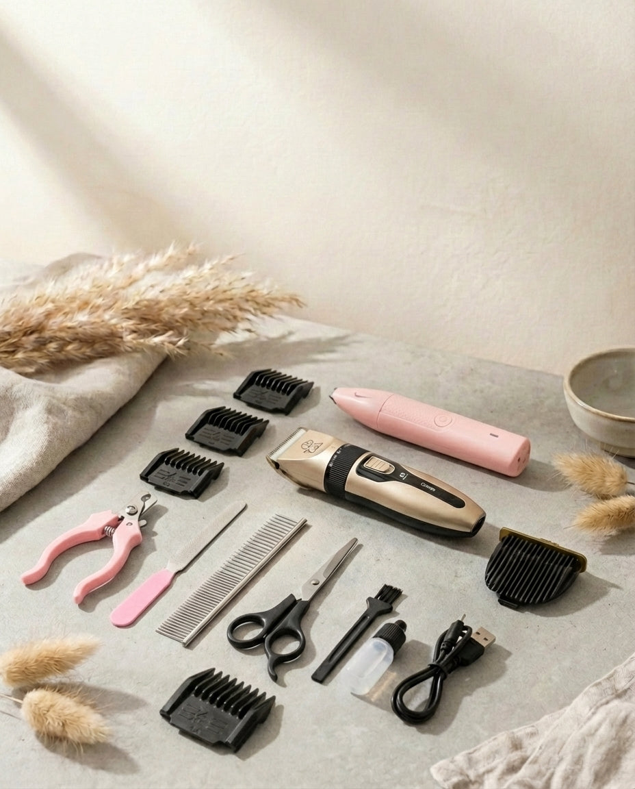 Quiet Dog Clipper – Silent Motor Pet Grooming Kit