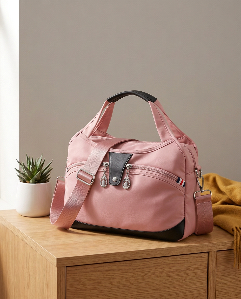 Anti-Theft Crossbody Handbag – Waterproof Oxford Tote