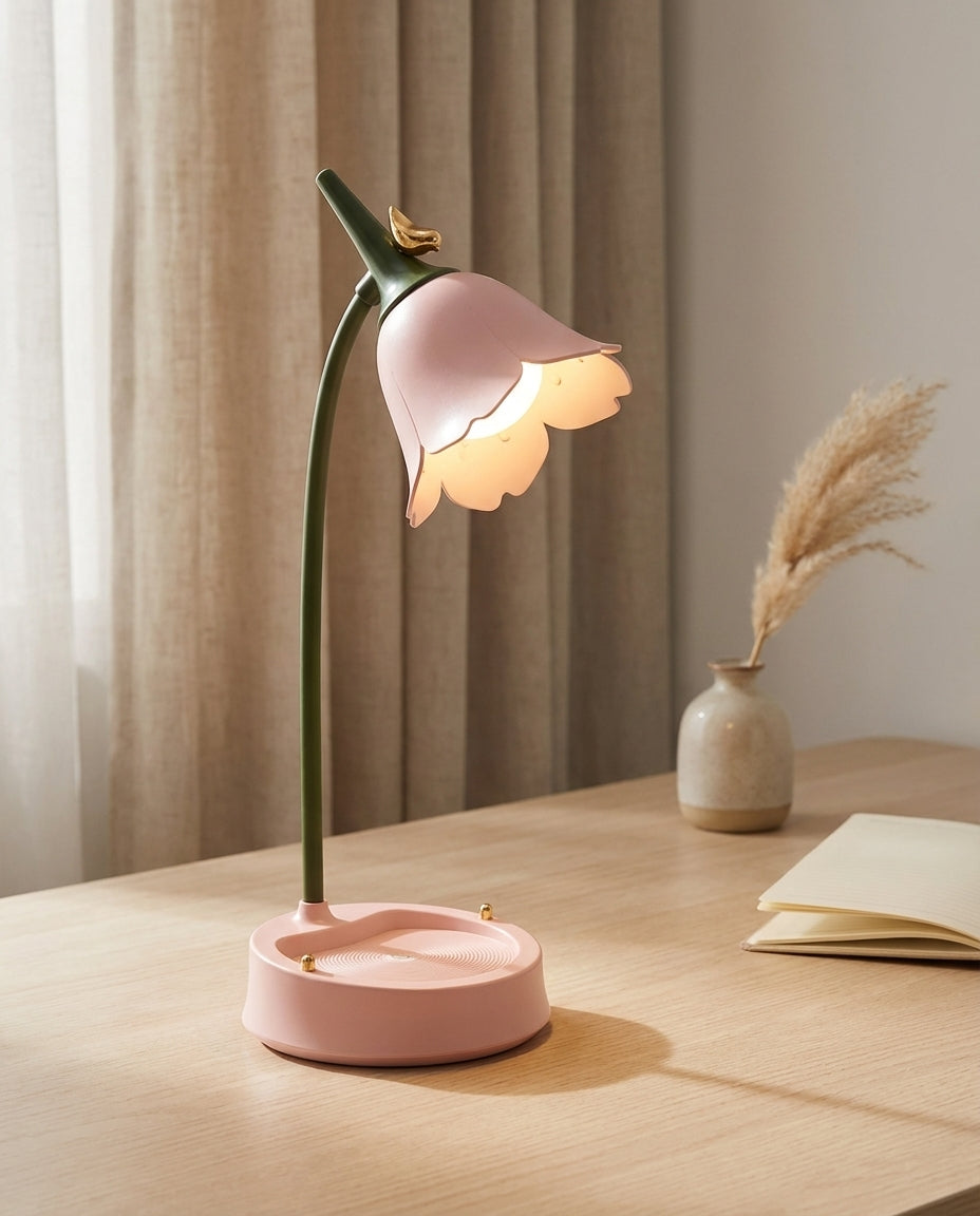 Flower Desk Lamp | Petal Night Light – Touch & Dimmable LED