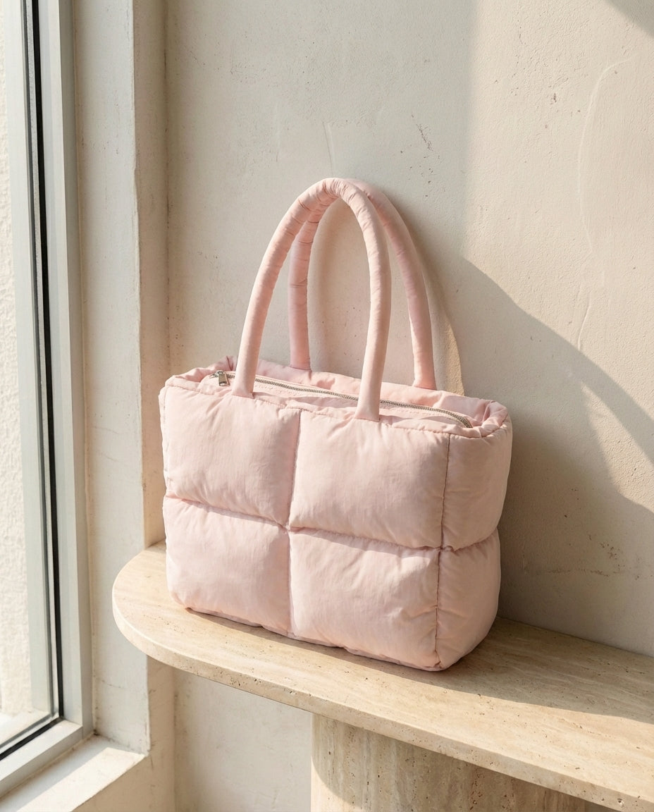 Puffer Shoulder Bag | Lightweight Everyday Carry – Cloud