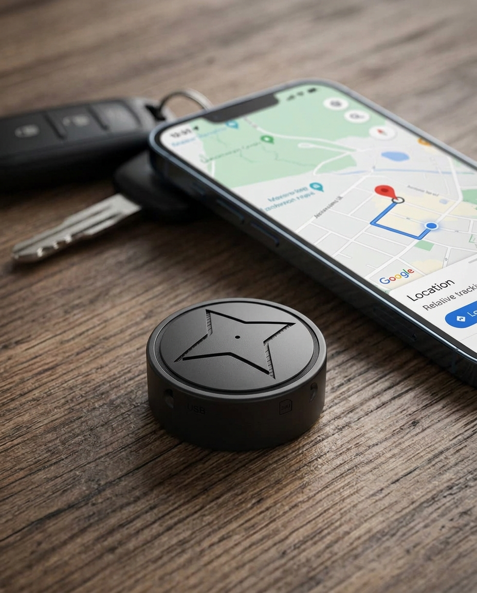 Mini Magnetic GPS Tracker | Real-Time Location Device