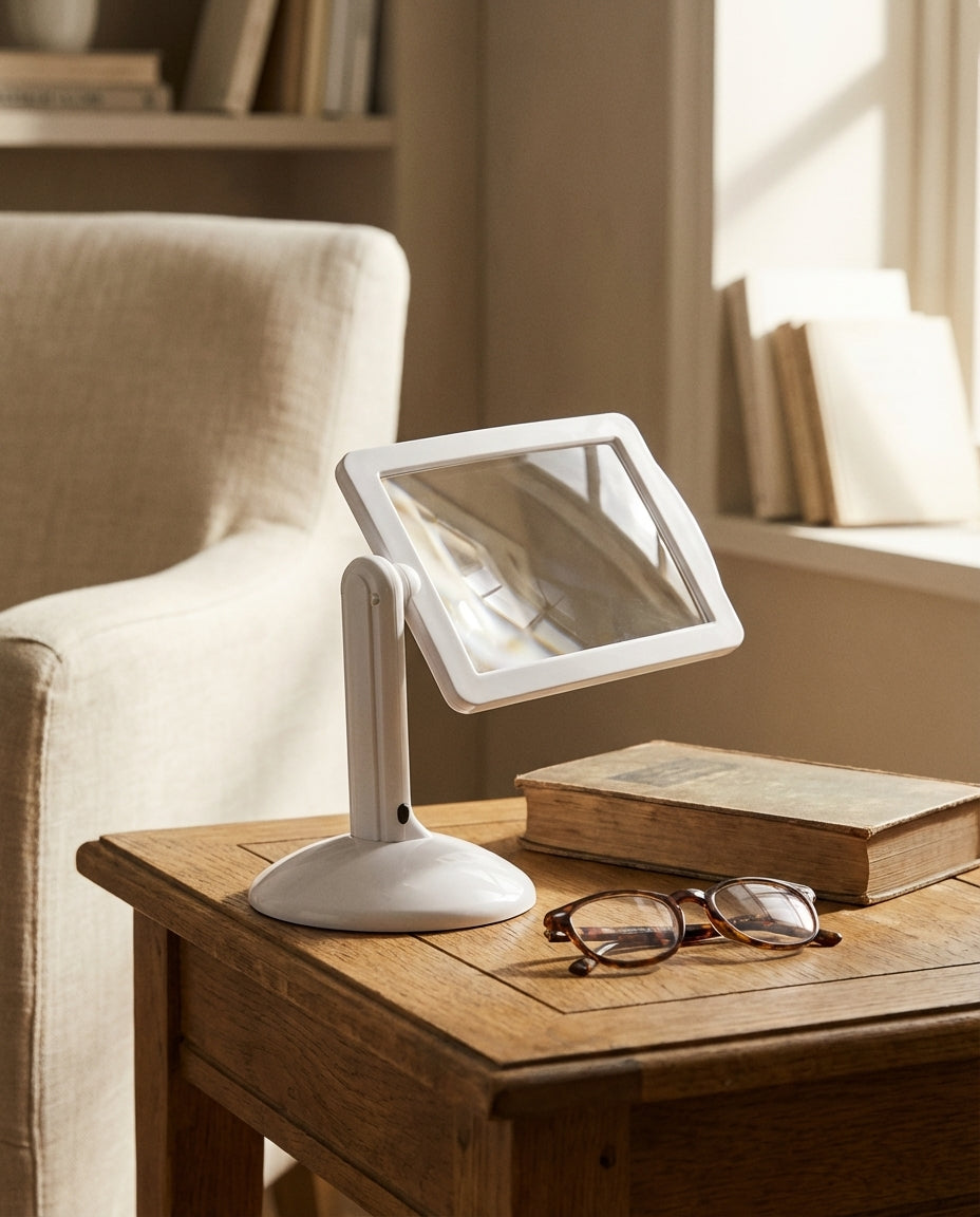 Page Magnifier with LED Light | ClaraVision Stand Magnifier