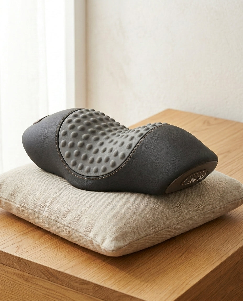 Neck Massage Pillow with Heat – Deep Relief Cushion