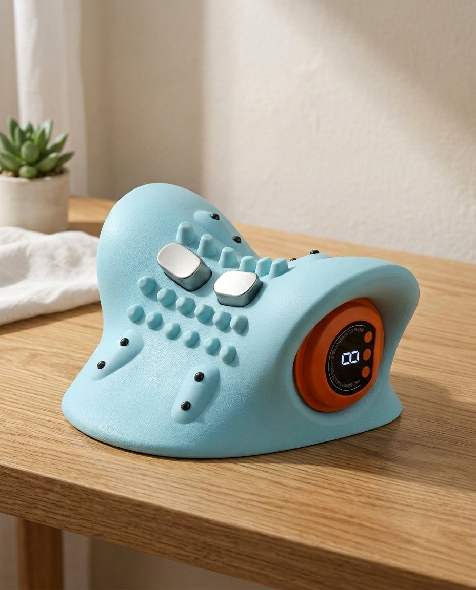 EMS Neck Massager | Deep Muscle Relief & Heat Therapy