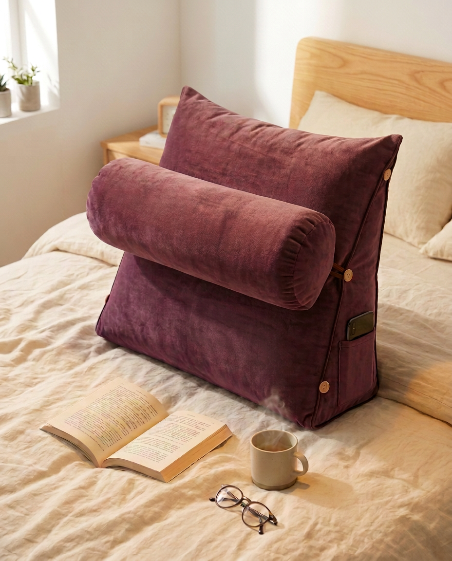 Reading Wedge Pillow | Ergonomic Back Support Cushion