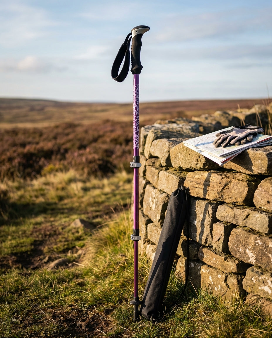 Folding Trekking Pole | Adjustable Telescopic Walking Sticks