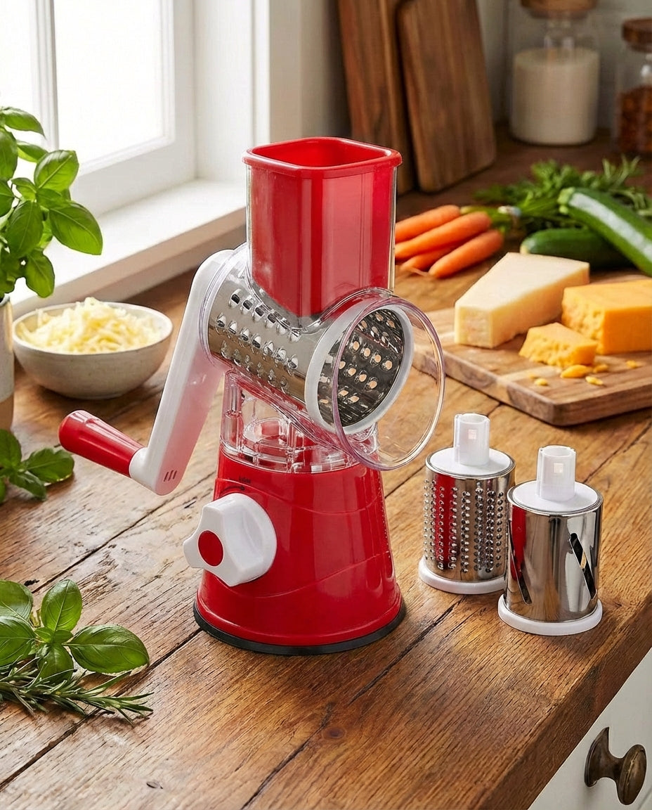 ChopMaster Pro 3-in-1 Rotary Grater