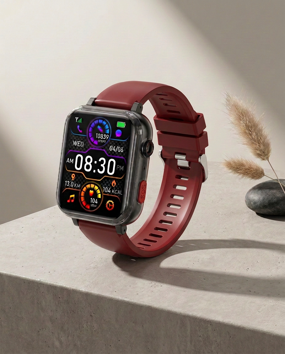 4G Health Smartwatch GPS SOS Blood Glucose | ConnectCare Pro