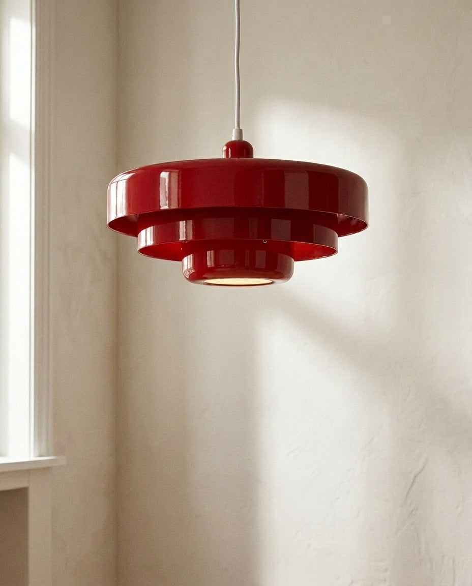 Nordic Pendant Light | Multi-Tier Vintage LED Ceiling Lamp