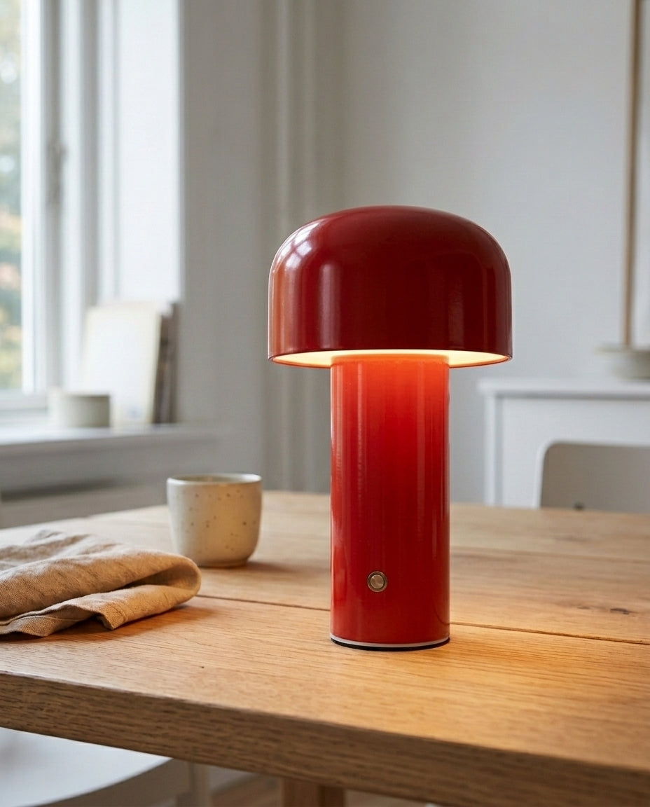 Mushroom Table Lamp | Rechargeable LED Touch Light