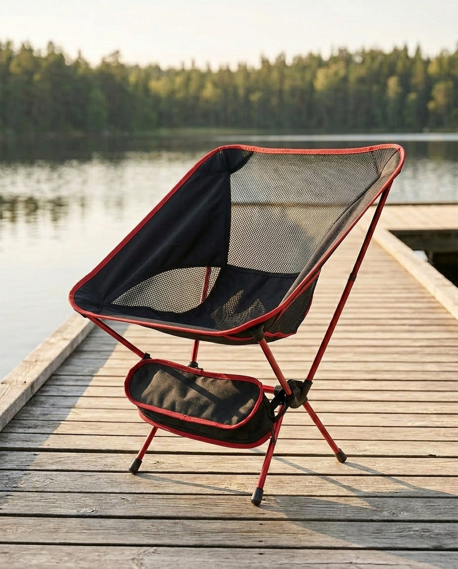 Foldable Camping Chair | Lightweight Backpack Beach Seat
