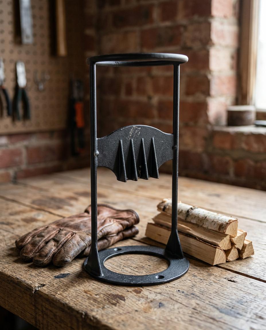 Cast Iron Log Splitter | Manual Wood Splitting Tool