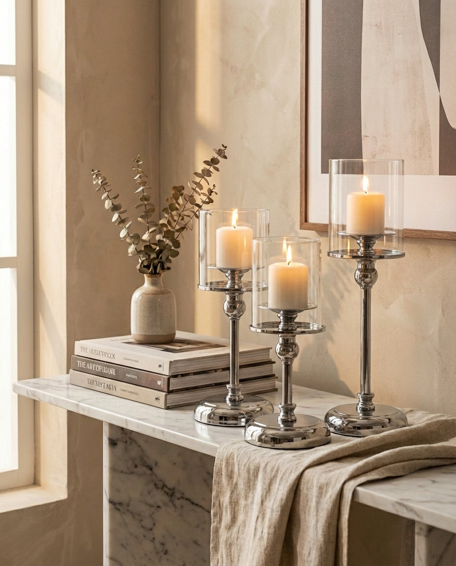 Nordic Candle Holder | Elegant Scandinavian Home Décor
