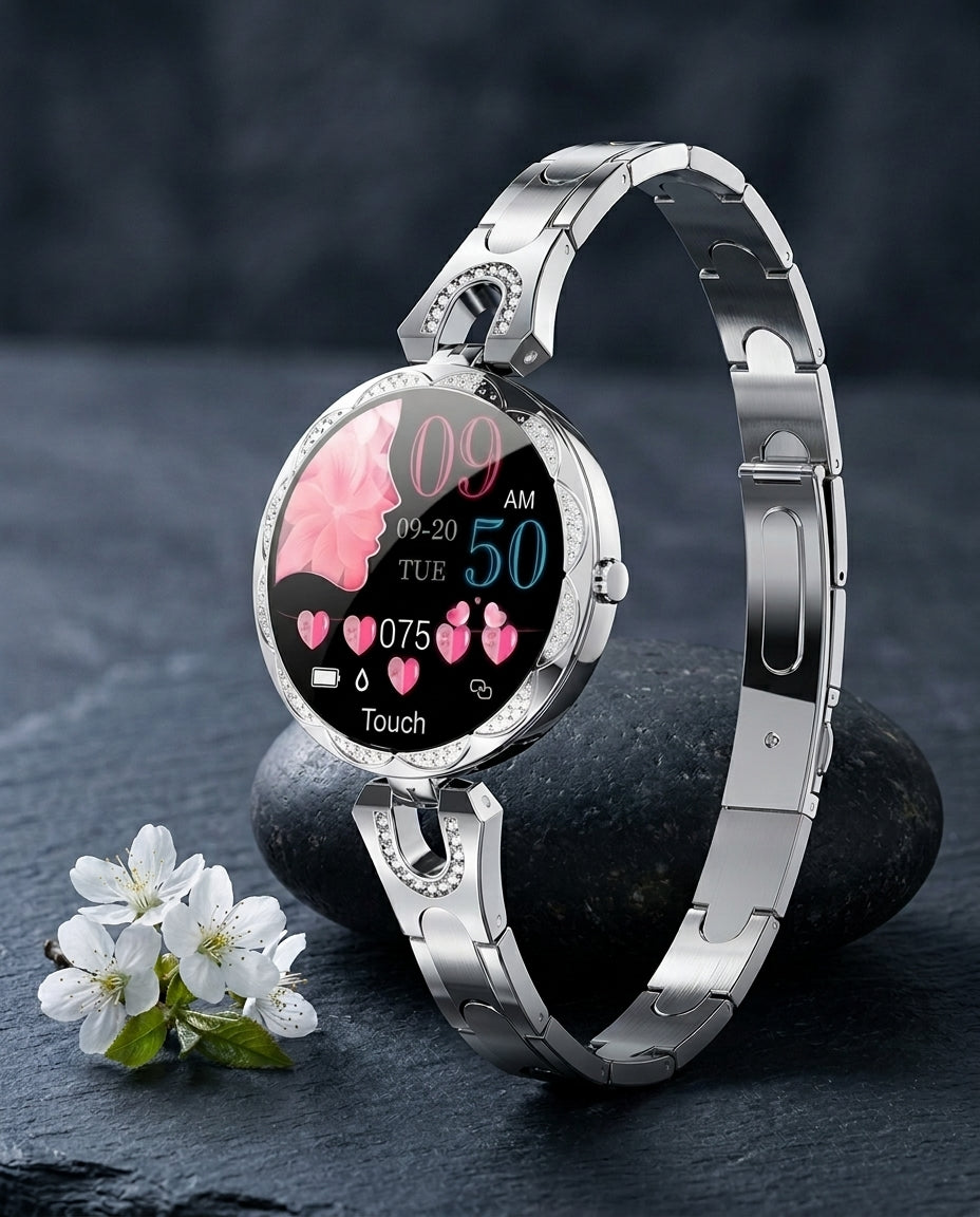 Ladies Fitness Smartwatch | Waterproof | Heart Rate Tracker