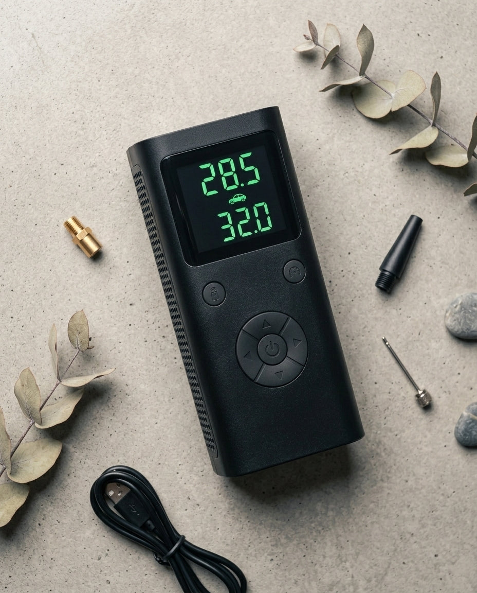 Portable Tyre Inflator with Digital Display | PumpMate Go
