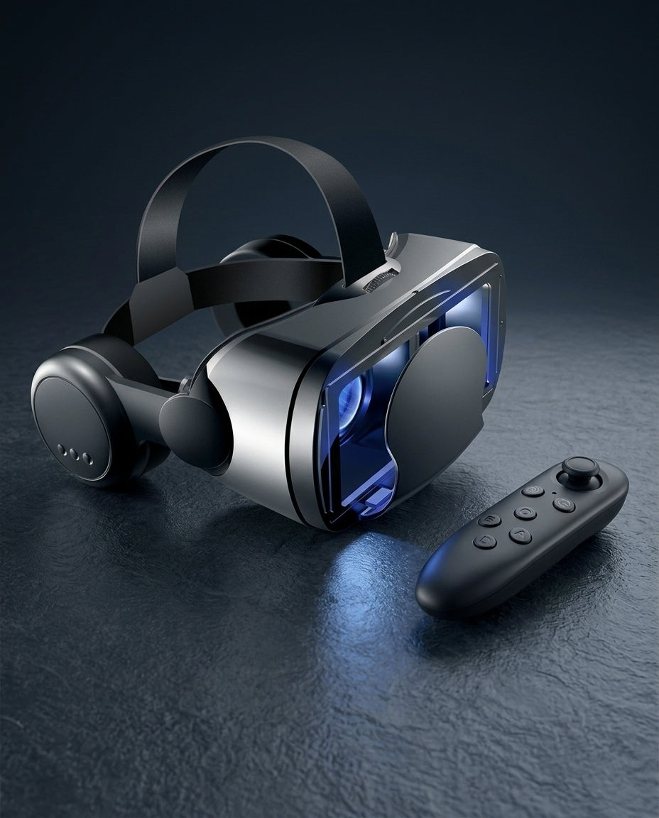 VR Headset with Built-In Headphones | ImmersaView Pro