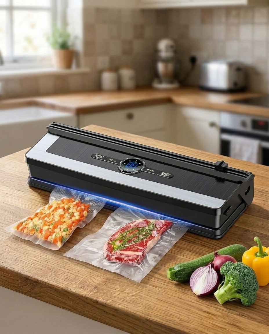 8-in-1 Vacuum Sealer with Built-In Cutter | FreshLock Pro