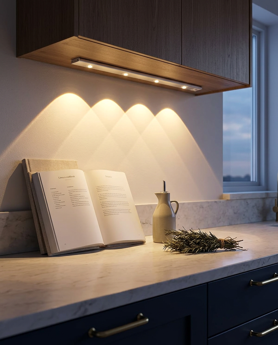 Motion Sensor LED Light Bar – Wireless Under-Cabinet Lamp